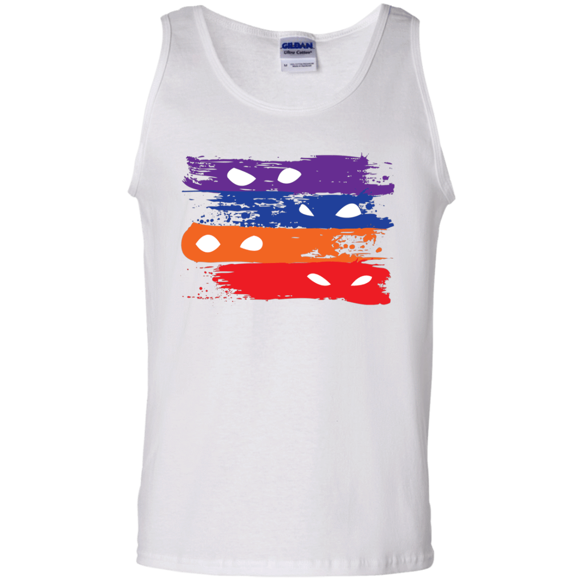T-Shirts White / S Ninja Flag Men's Tank Top