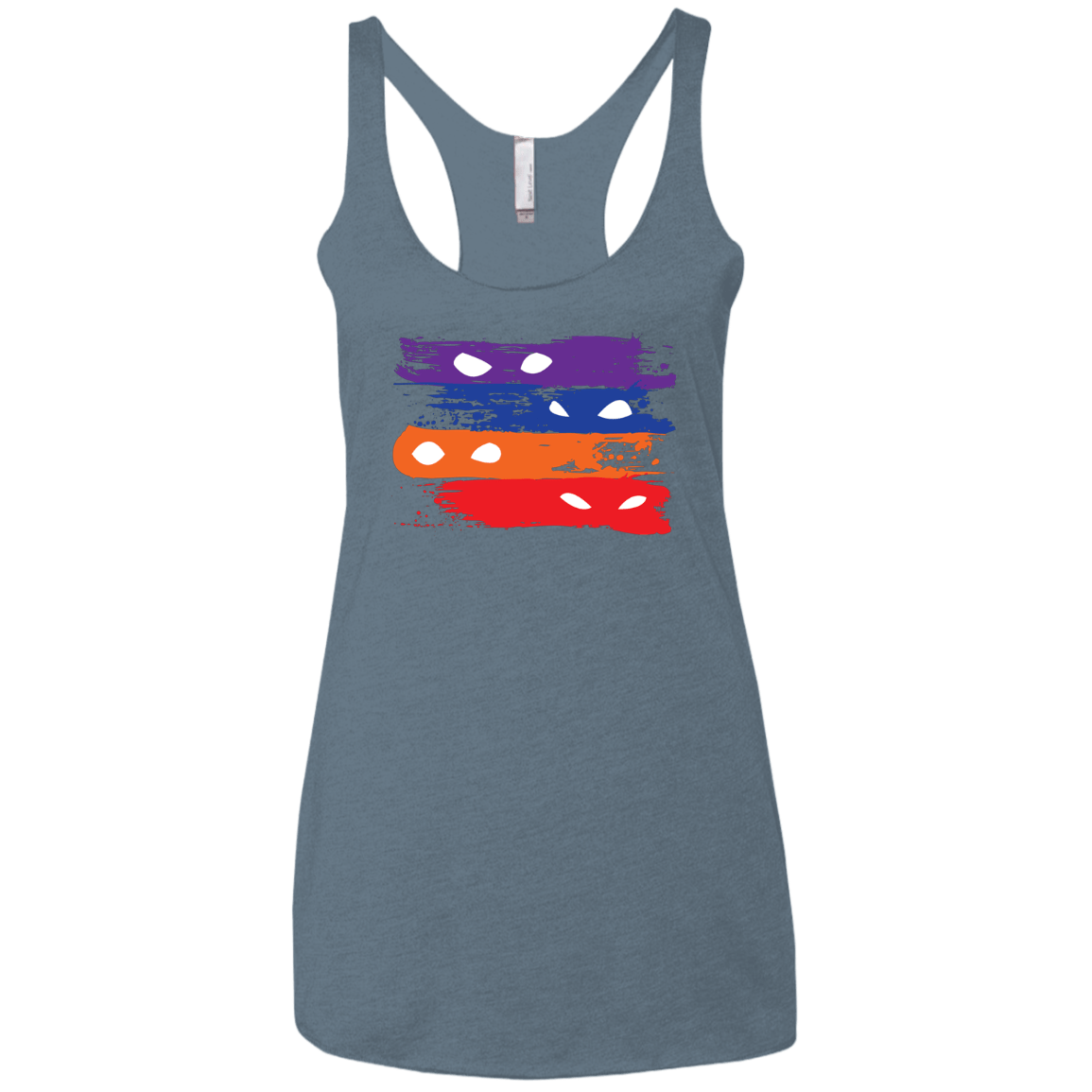 Ninja Flag Women's Triblend Racerback Tank