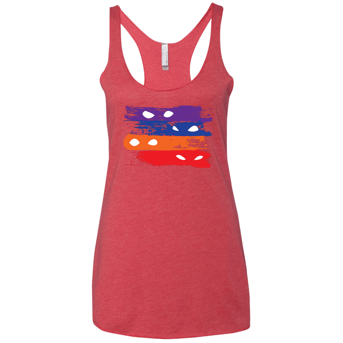 T-Shirts Vintage Red / X-Small Ninja Flag Women's Triblend Racerback Tank