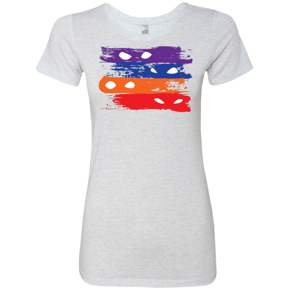 T-Shirts Heather White / S Ninja Flag Women's Triblend T-Shirt