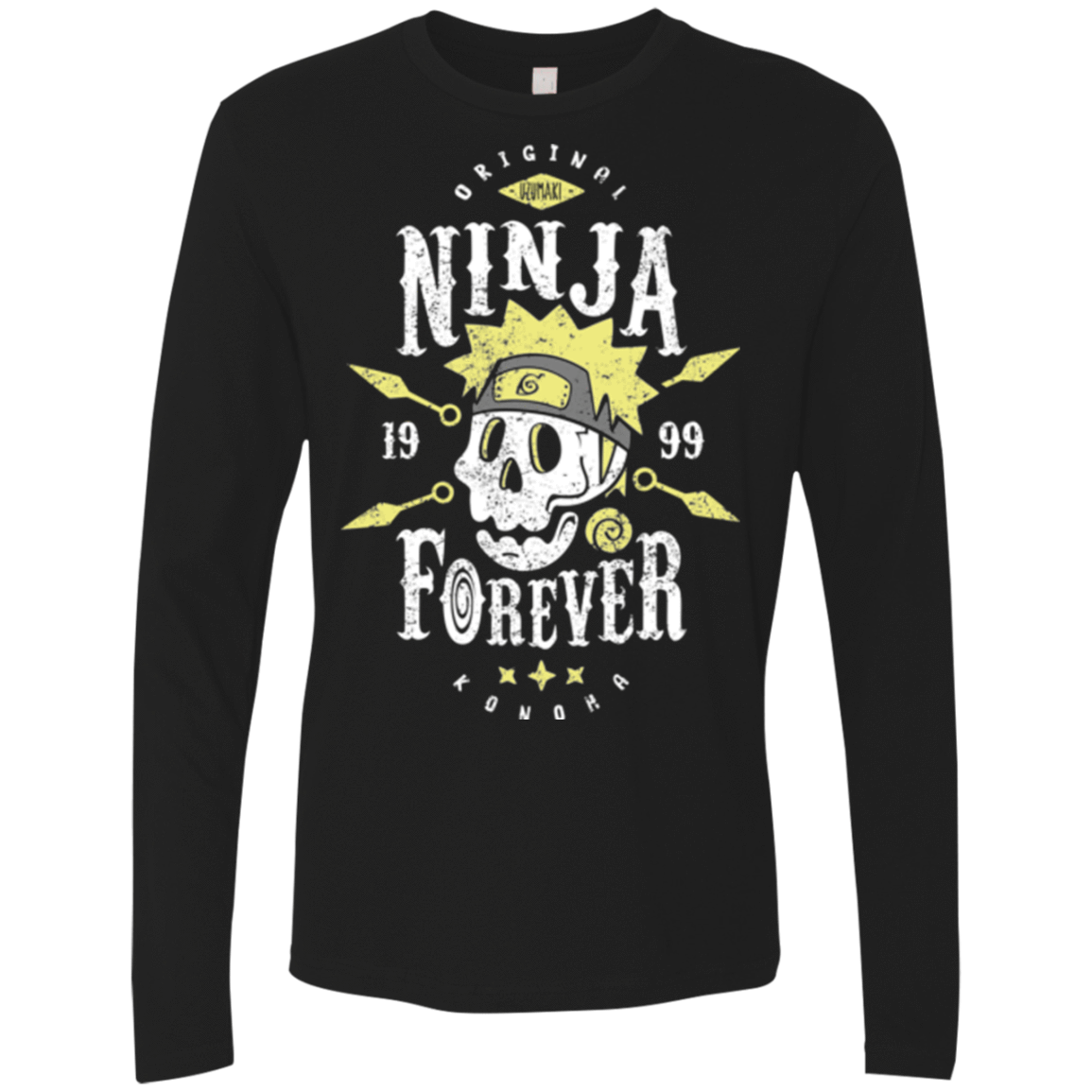 T-Shirts Black / Small Ninja Forever Men's Premium Long Sleeve