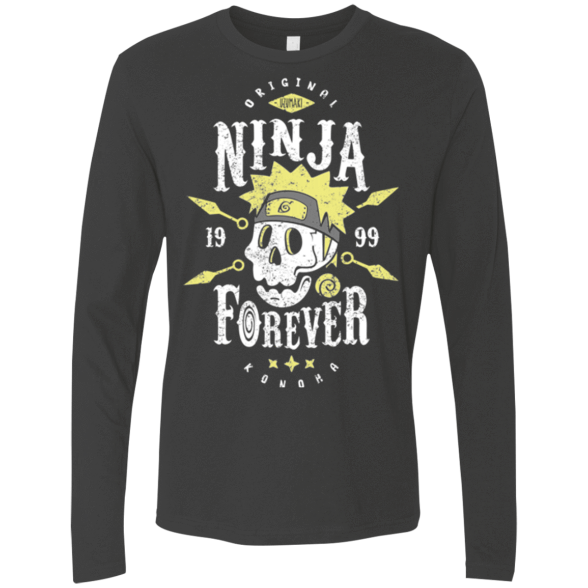 T-Shirts Heavy Metal / Small Ninja Forever Men's Premium Long Sleeve