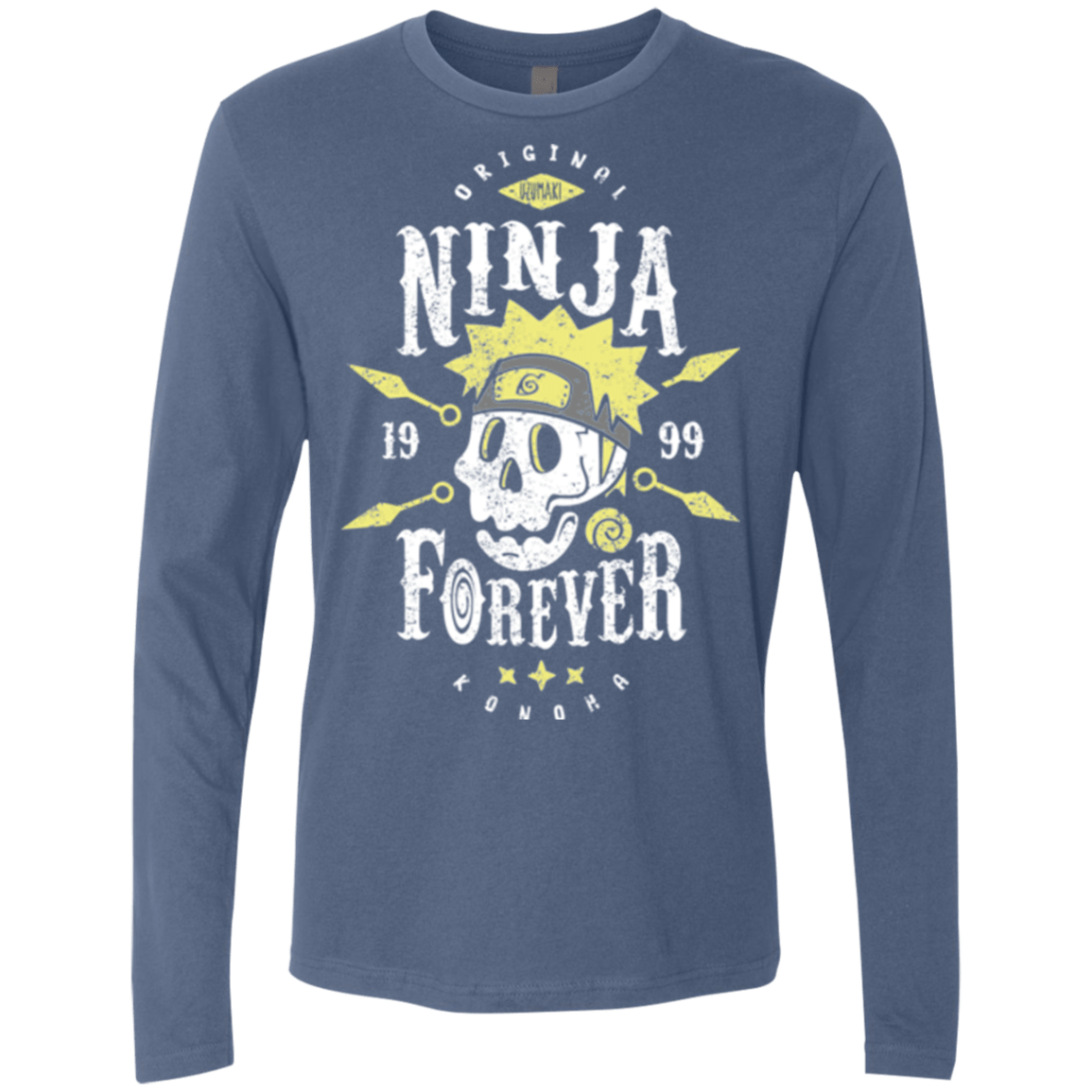 T-Shirts Indigo / Small Ninja Forever Men's Premium Long Sleeve