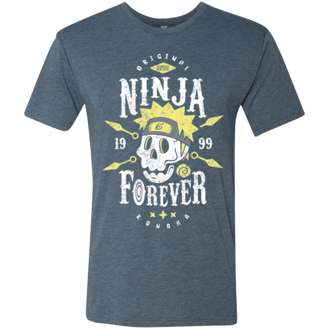 T-Shirts Indigo / Small Ninja Forever Men's Triblend T-Shirt