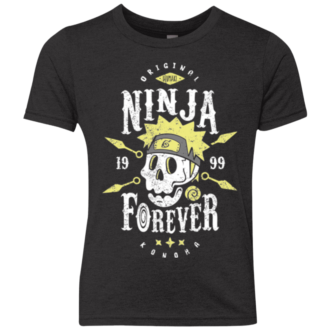 T-Shirts Vintage Black / YXS Ninja Forever Youth Triblend T-Shirt