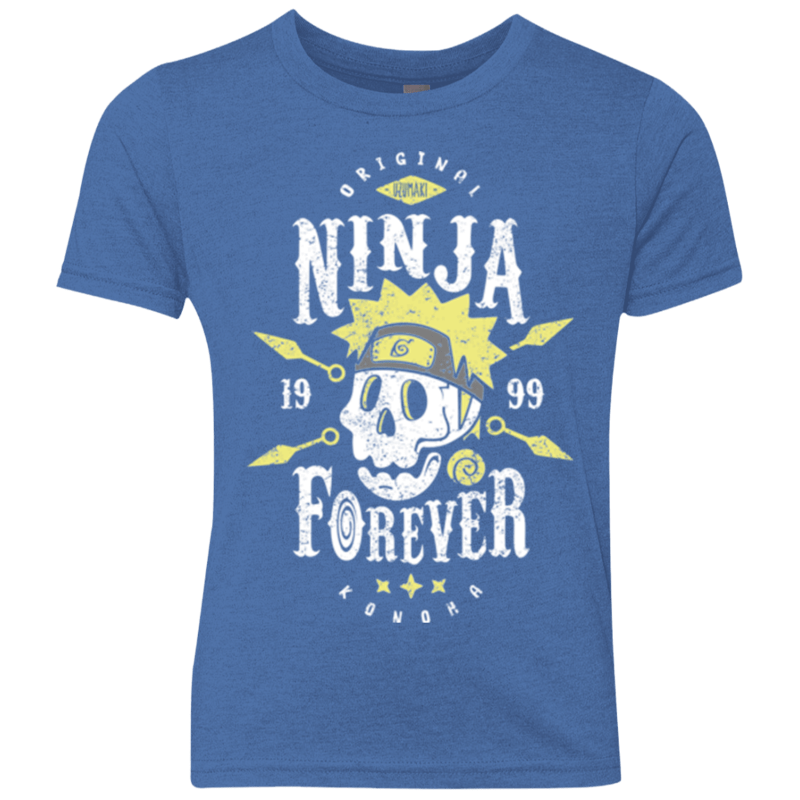 T-Shirts Vintage Royal / YXS Ninja Forever Youth Triblend T-Shirt