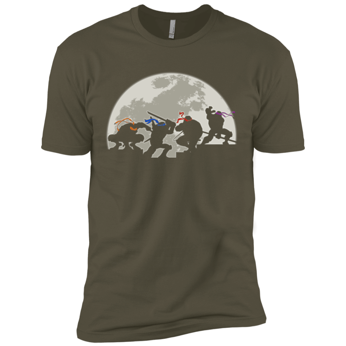 T-Shirts Military Green / X-Small Ninja Men's Premium T-Shirt
