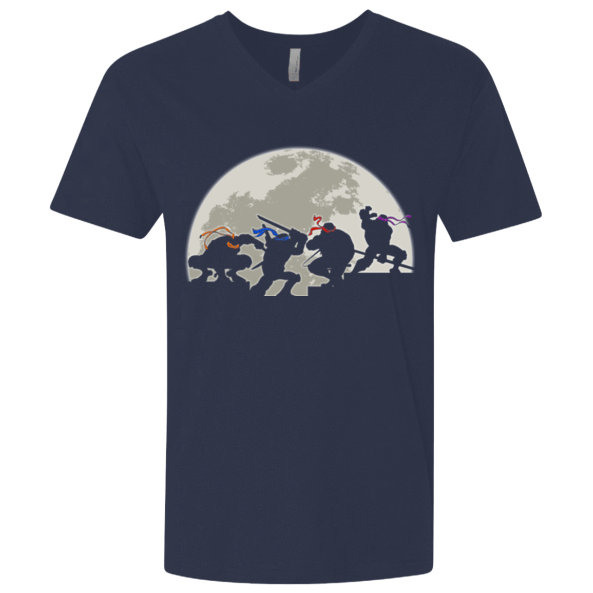T-Shirts Midnight Navy / X-Small Ninja Men's Premium V-Neck