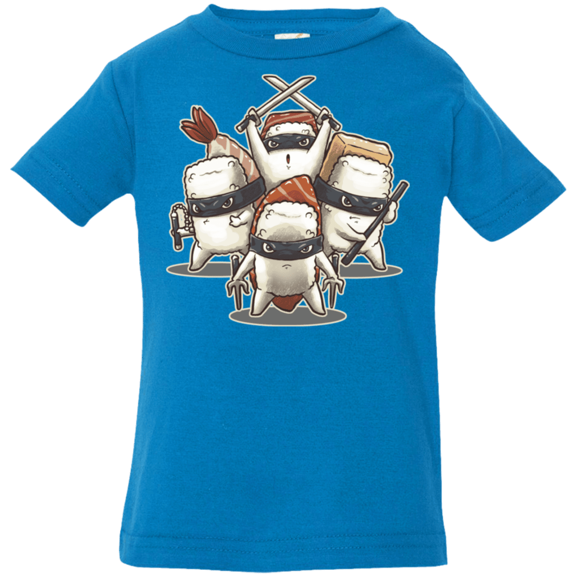 T-Shirts Cobalt / 6 Months Ninja Sushi Infant Premium T-Shirt