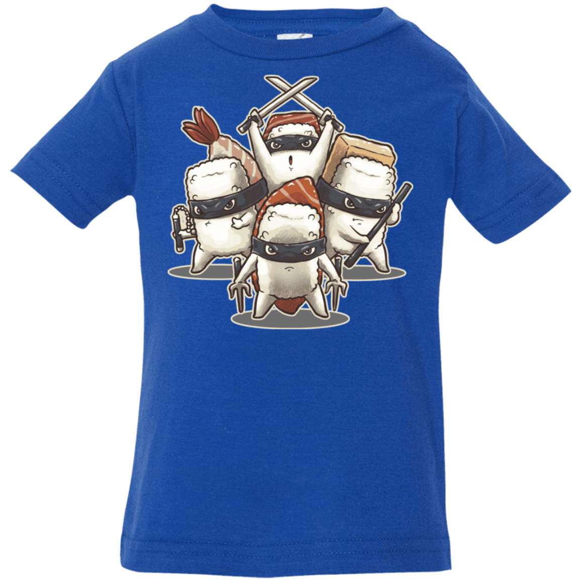T-Shirts Royal / 6 Months Ninja Sushi Infant Premium T-Shirt