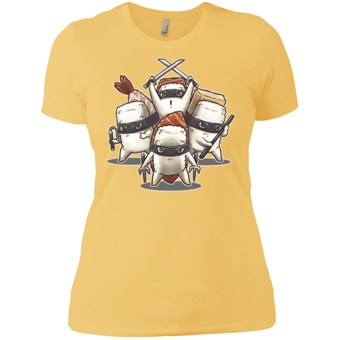 T-Shirts Banana Cream/ / X-Small Ninja Sushi Women's Premium T-Shirt