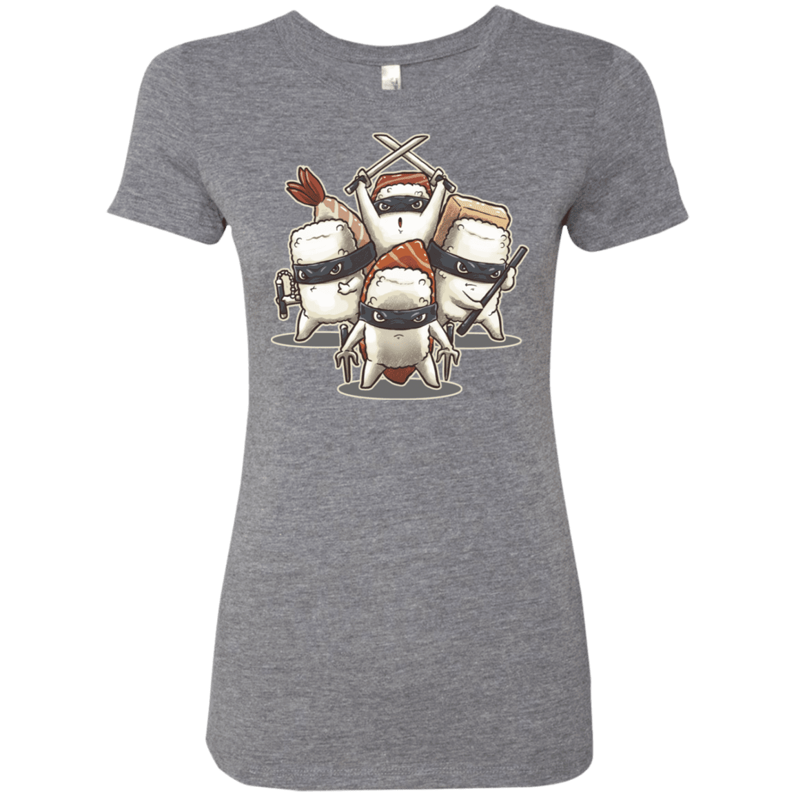 T-Shirts Premium Heather / S Ninja Sushi Women's Triblend T-Shirt