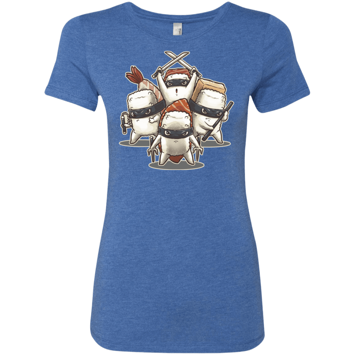 T-Shirts Vintage Royal / S Ninja Sushi Women's Triblend T-Shirt