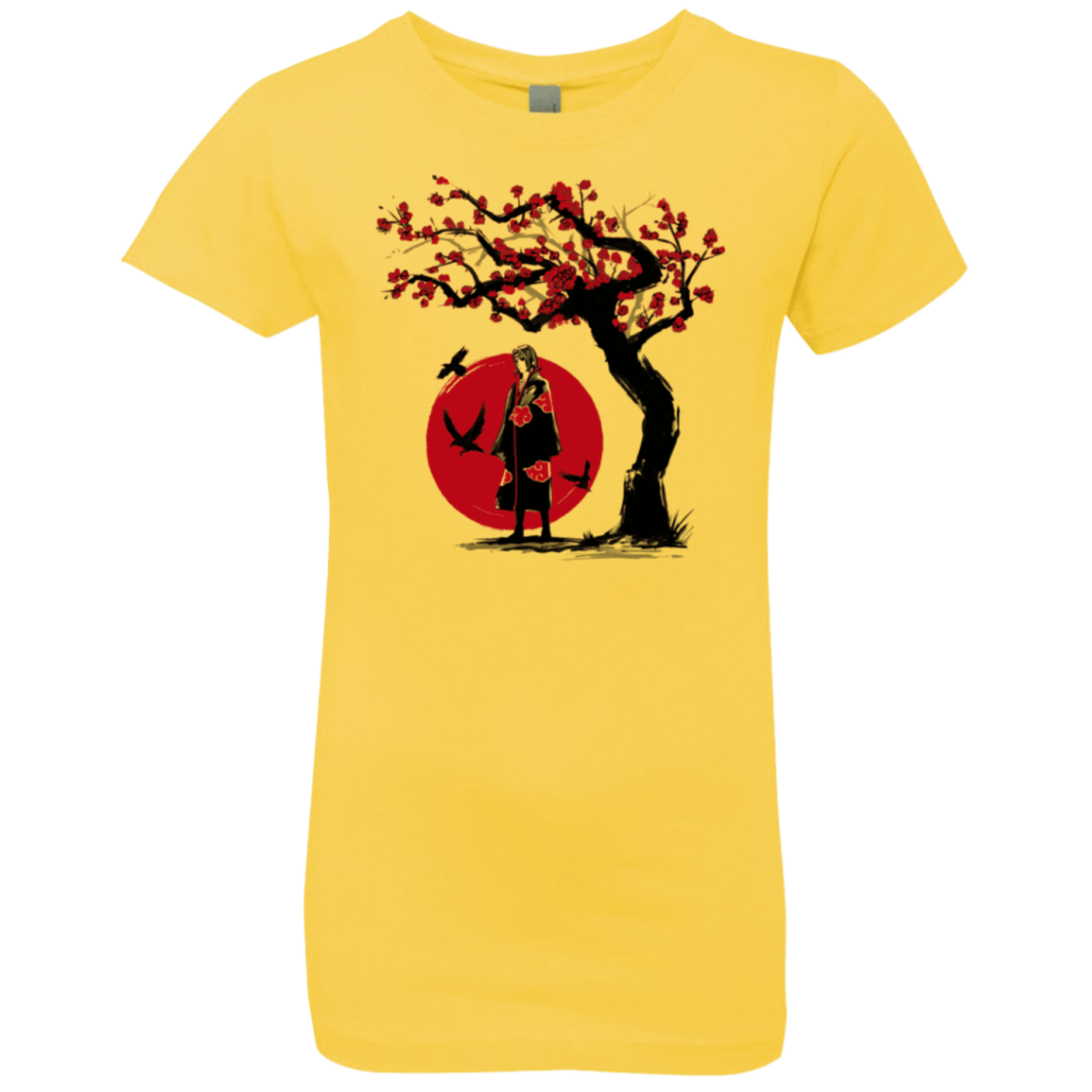 T-Shirts Vibrant Yellow / YXS Ninja under the sun Girls Premium T-Shirt