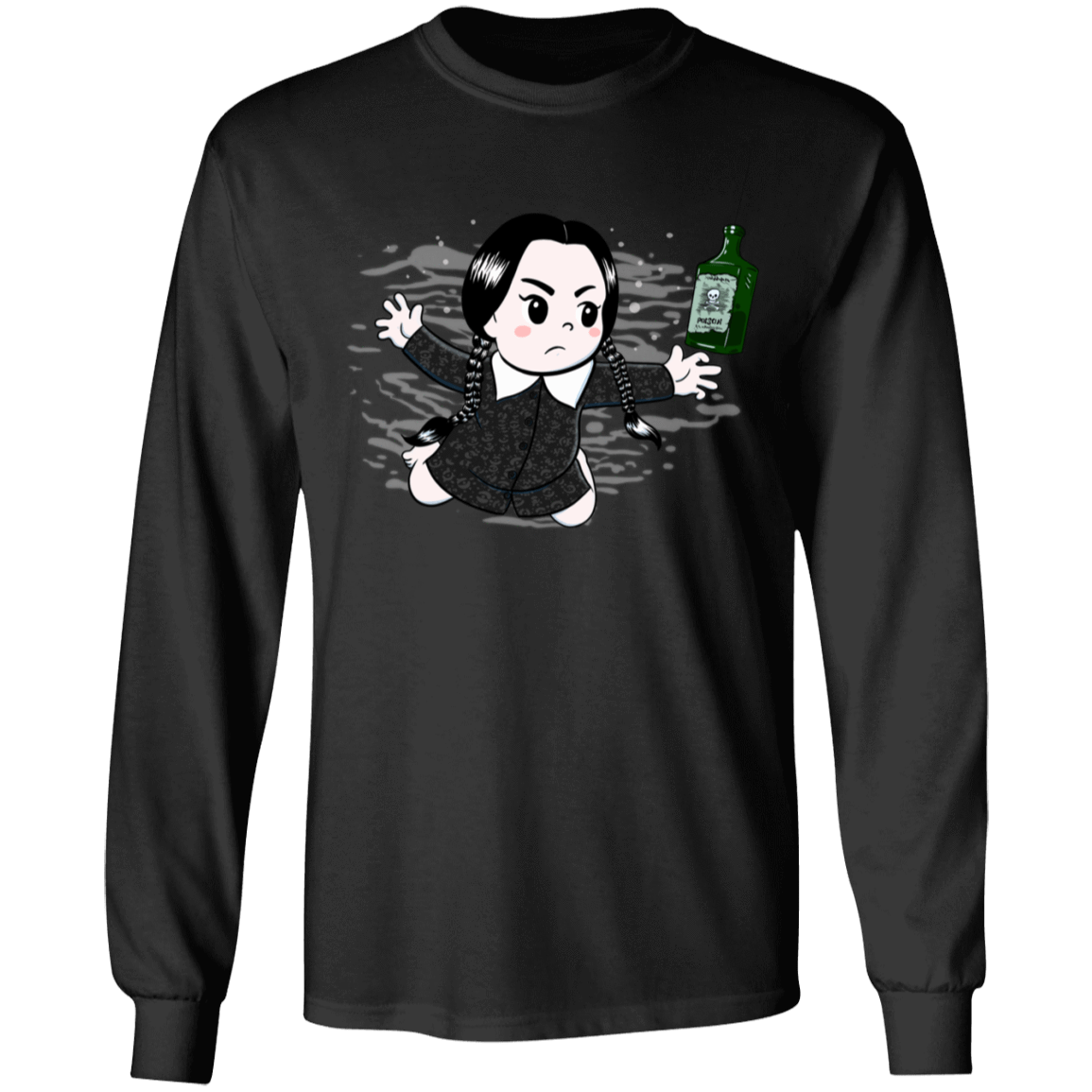 T-Shirts Black / S NirvAddams Men's Long Sleeve T-Shirt