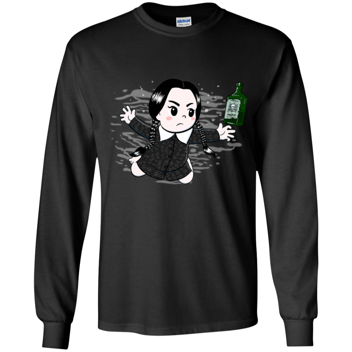 T-Shirts Black / YS NirvAddams Youth Long Sleeve T-Shirt