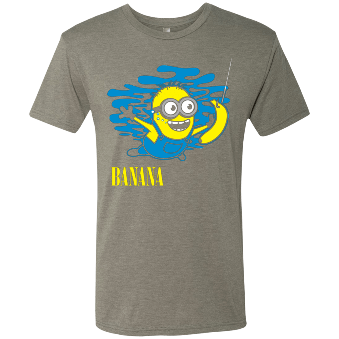T-Shirts Venetian Grey / Small Nirvana Banana Men's Triblend T-Shirt