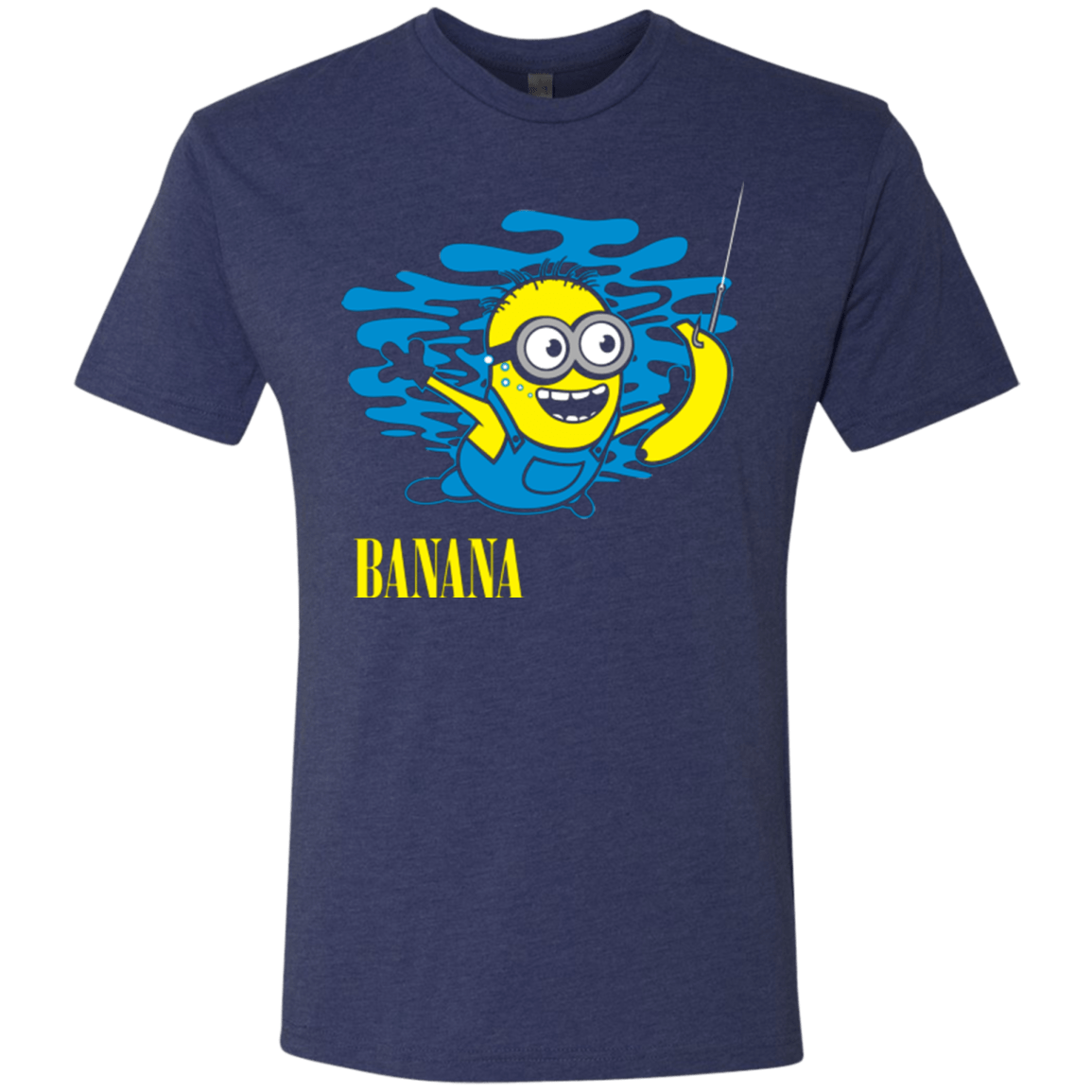 T-Shirts Vintage Navy / Small Nirvana Banana Men's Triblend T-Shirt