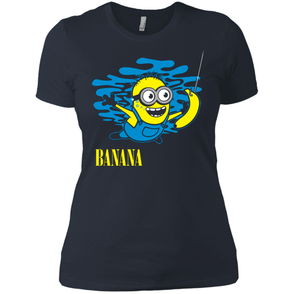 T-Shirts Indigo / X-Small Nirvana Banana Women's Premium T-Shirt