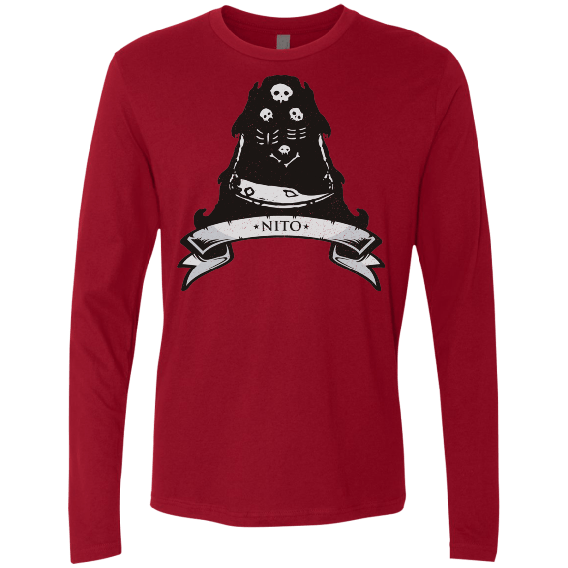 T-Shirts Cardinal / Small Nito Men's Premium Long Sleeve