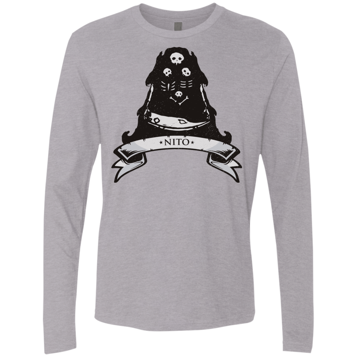 T-Shirts Heather Grey / Small Nito Men's Premium Long Sleeve