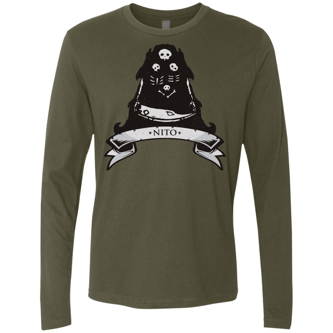 T-Shirts Military Green / Small Nito Men's Premium Long Sleeve