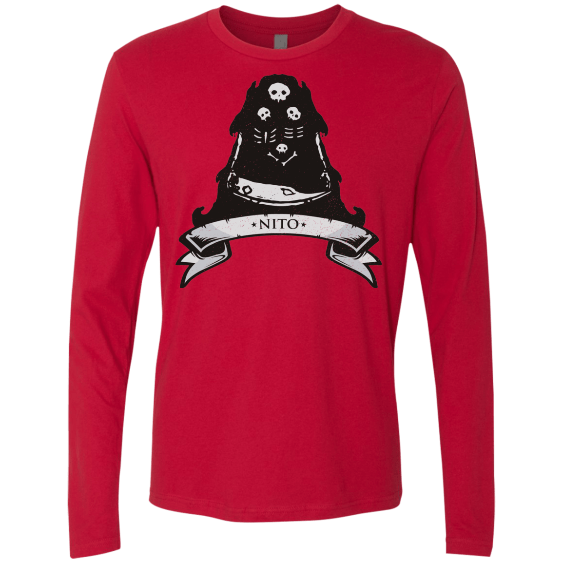 T-Shirts Red / Small Nito Men's Premium Long Sleeve