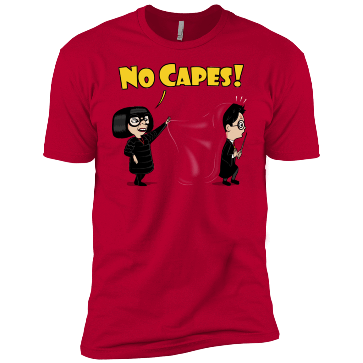 T-Shirts Red / YXS No Capes Boys Premium T-Shirt
