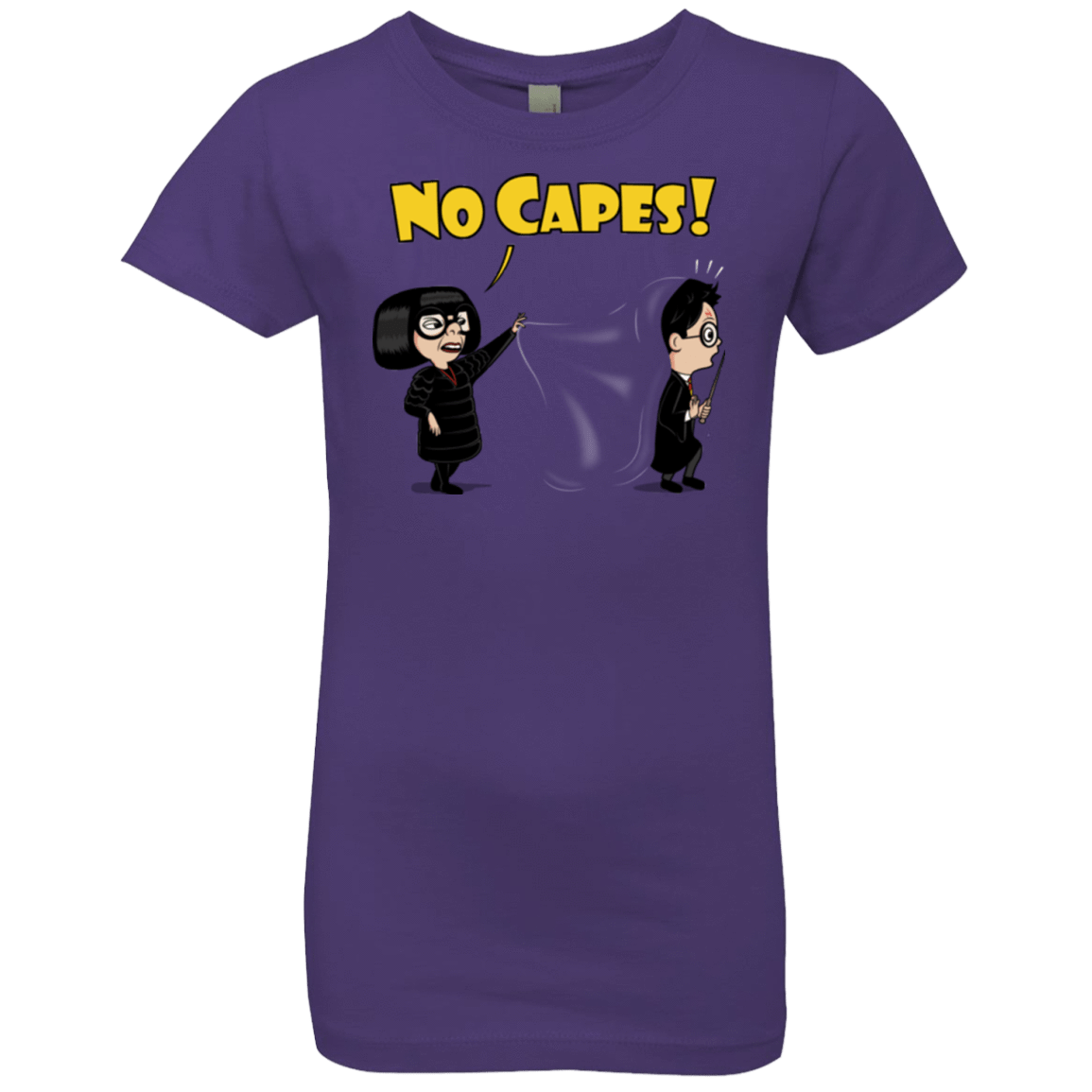 T-Shirts Purple Rush / YXS No Capes Girls Premium T-Shirt