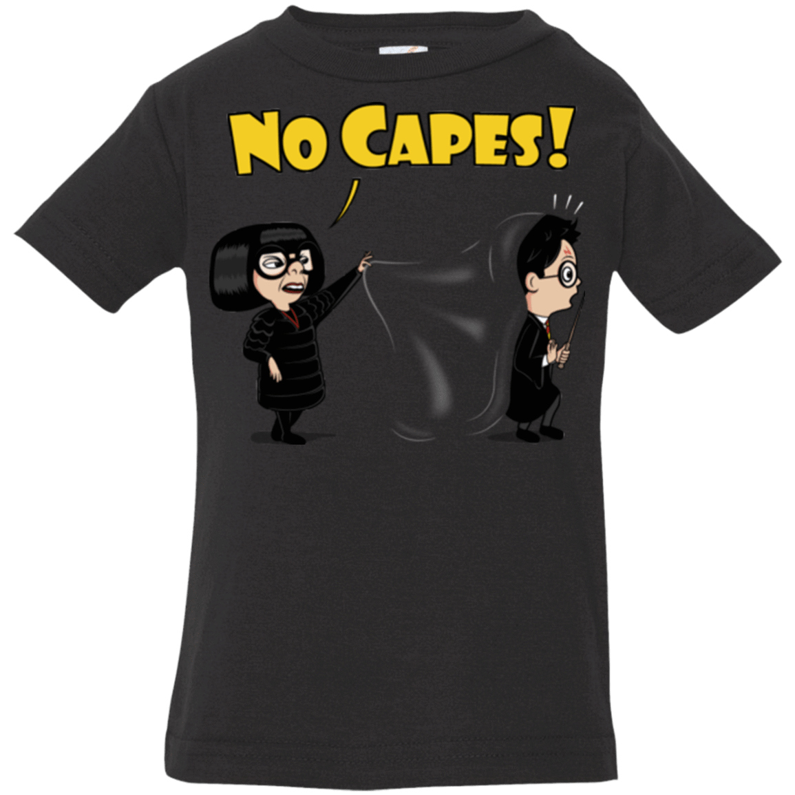 T-Shirts Black / 6 Months No Capes Infant Premium T-Shirt
