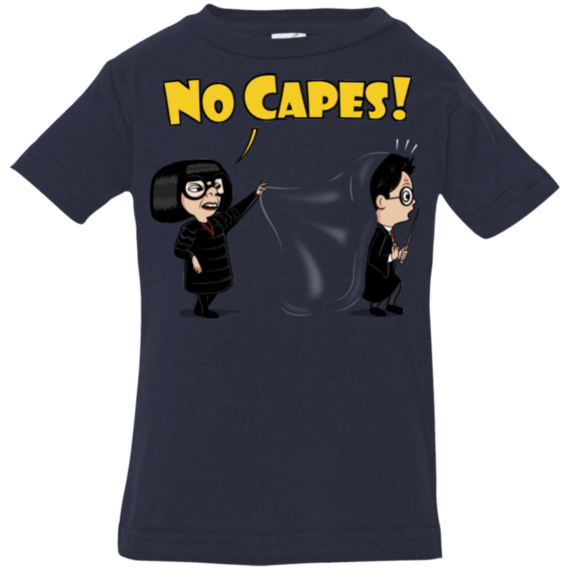 T-Shirts Navy / 6 Months No Capes Infant Premium T-Shirt