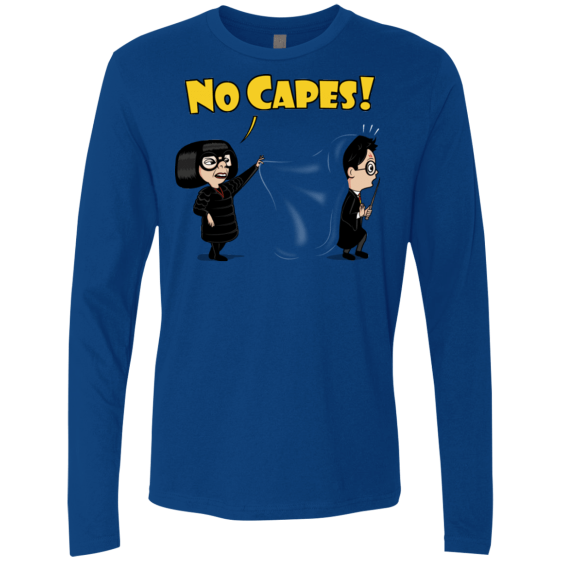 T-Shirts Royal / Small No Capes Men's Premium Long Sleeve