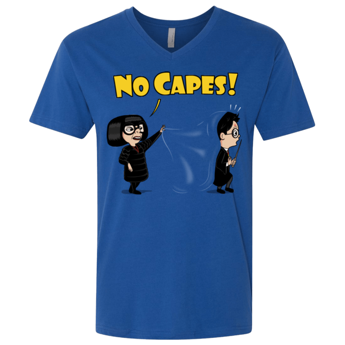 T-Shirts Royal / X-Small No Capes Men's Premium V-Neck