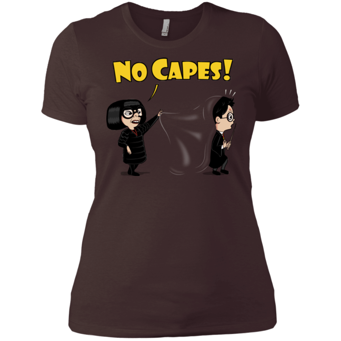 T-Shirts Dark Chocolate / X-Small No Capes Women's Premium T-Shirt