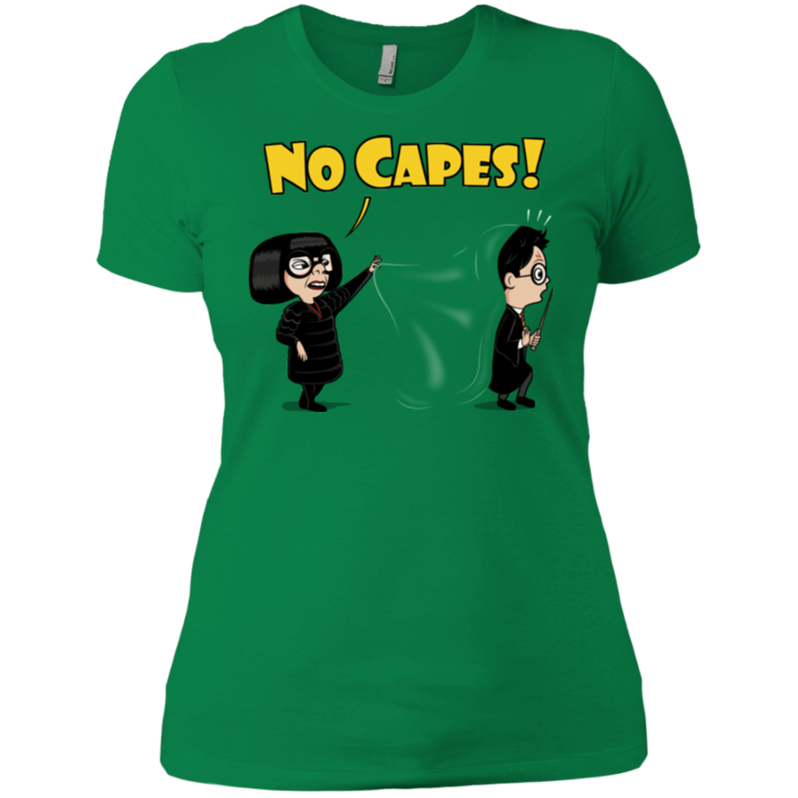 T-Shirts Kelly Green / X-Small No Capes Women's Premium T-Shirt