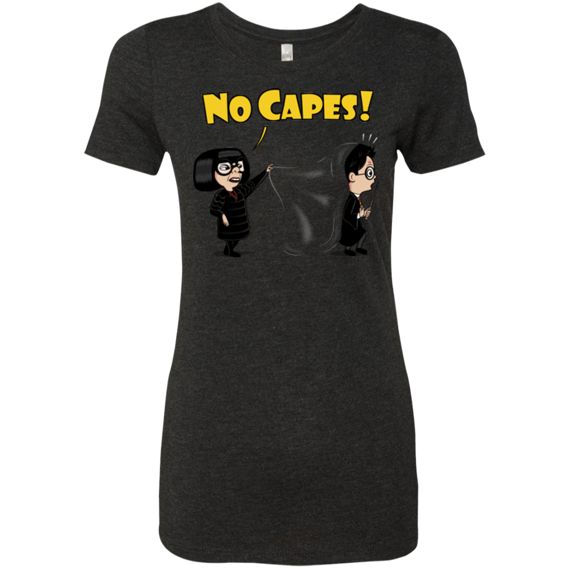 T-Shirts Vintage Black / Small No Capes Women's Triblend T-Shirt