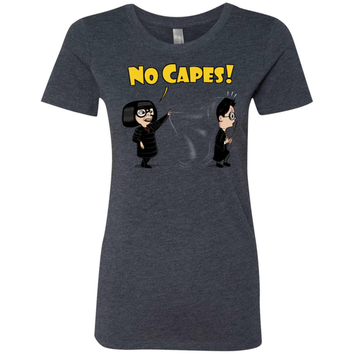 T-Shirts Vintage Navy / Small No Capes Women's Triblend T-Shirt