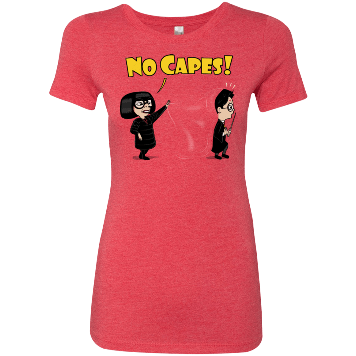 T-Shirts Vintage Red / Small No Capes Women's Triblend T-Shirt