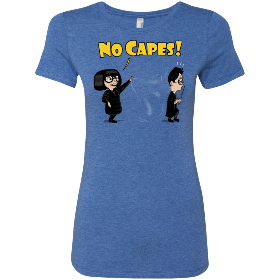 T-Shirts Vintage Royal / Small No Capes Women's Triblend T-Shirt