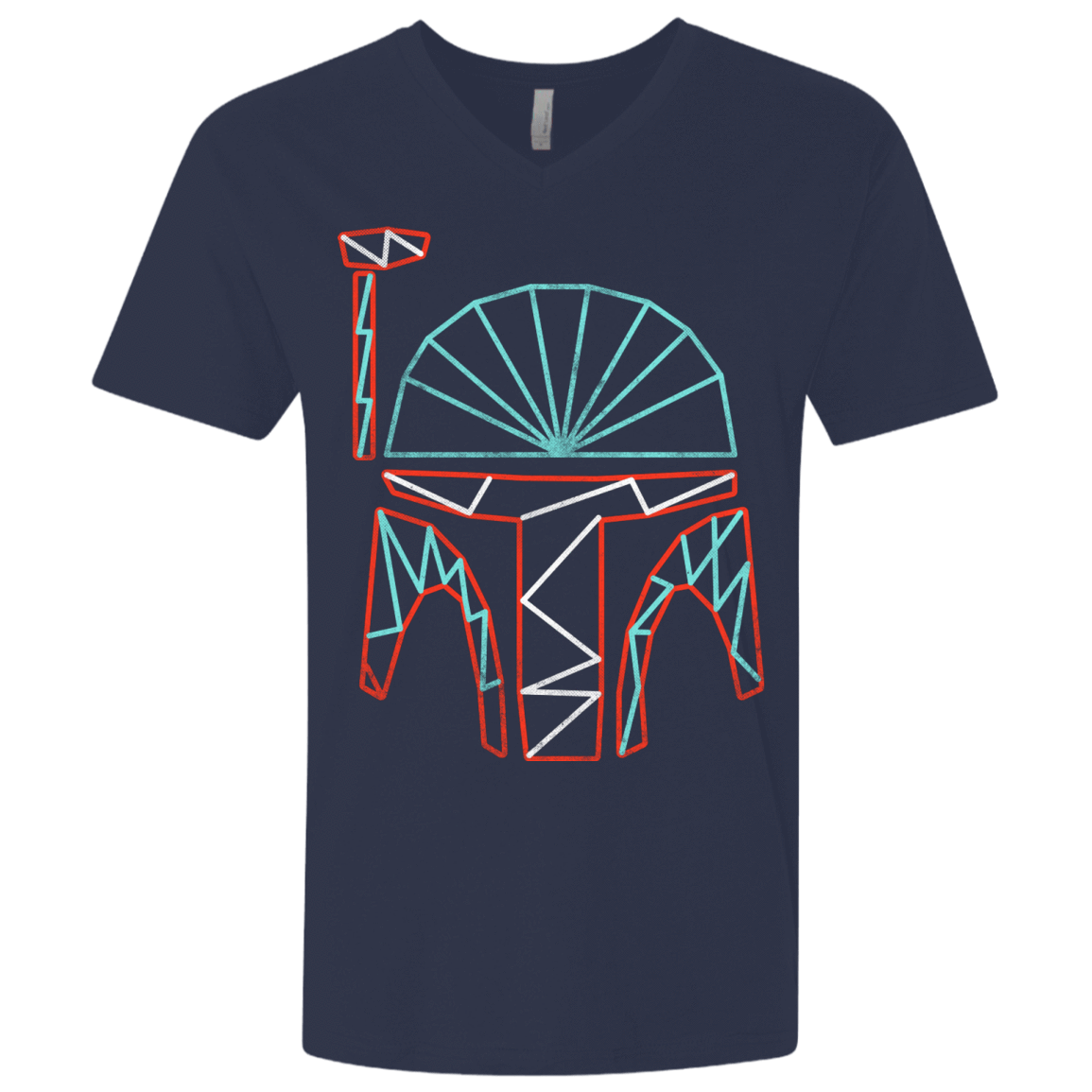 T-Shirts Midnight Navy / X-Small No Distintergrations Men's Premium V-Neck
