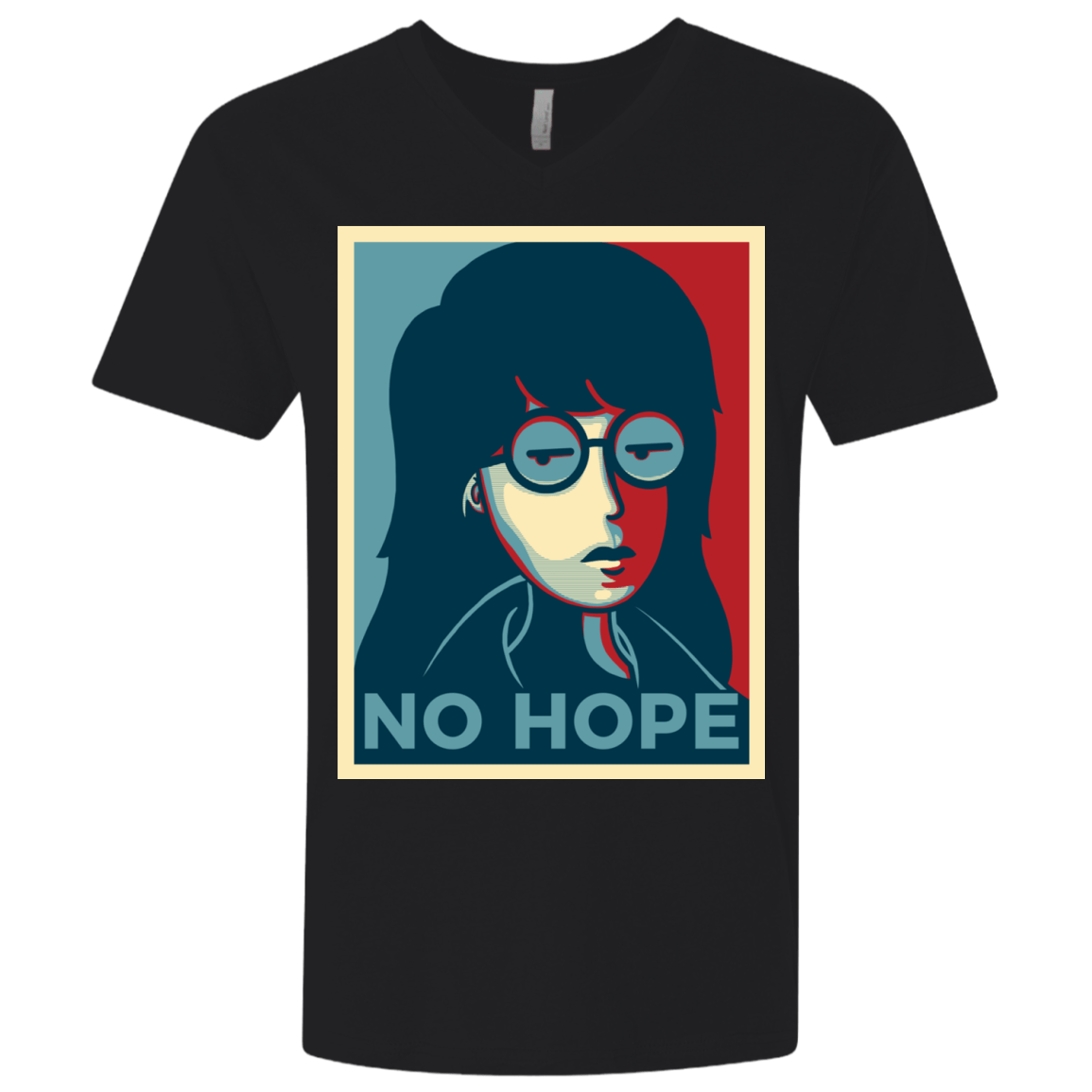 T-Shirts Black / X-Small No Life. No Hope. No Future Men's Premium V-Neck