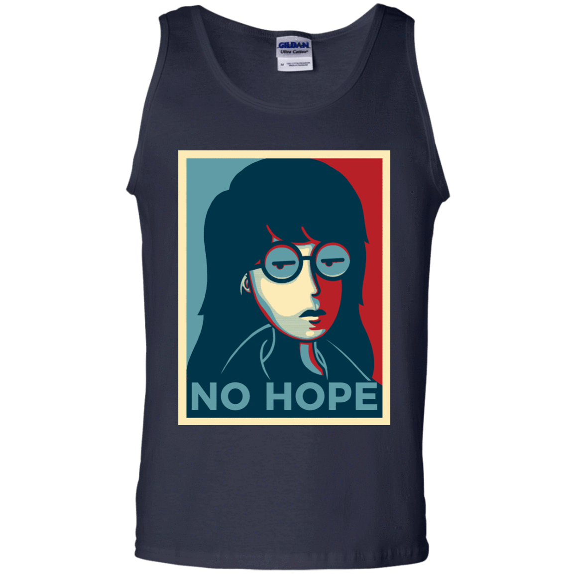 T-Shirts Navy / S No Life. No Hope. No Future Men's Tank Top