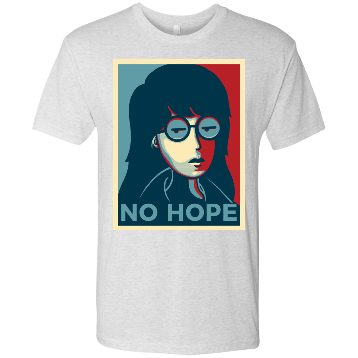 T-Shirts Heather White / S No Life. No Hope. No Future Men's Triblend T-Shirt
