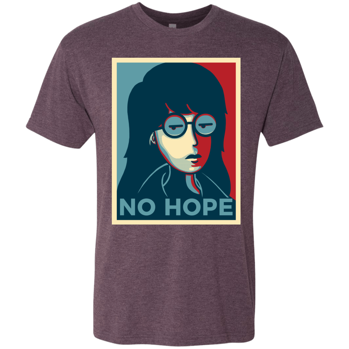 T-Shirts Vintage Purple / S No Life. No Hope. No Future Men's Triblend T-Shirt