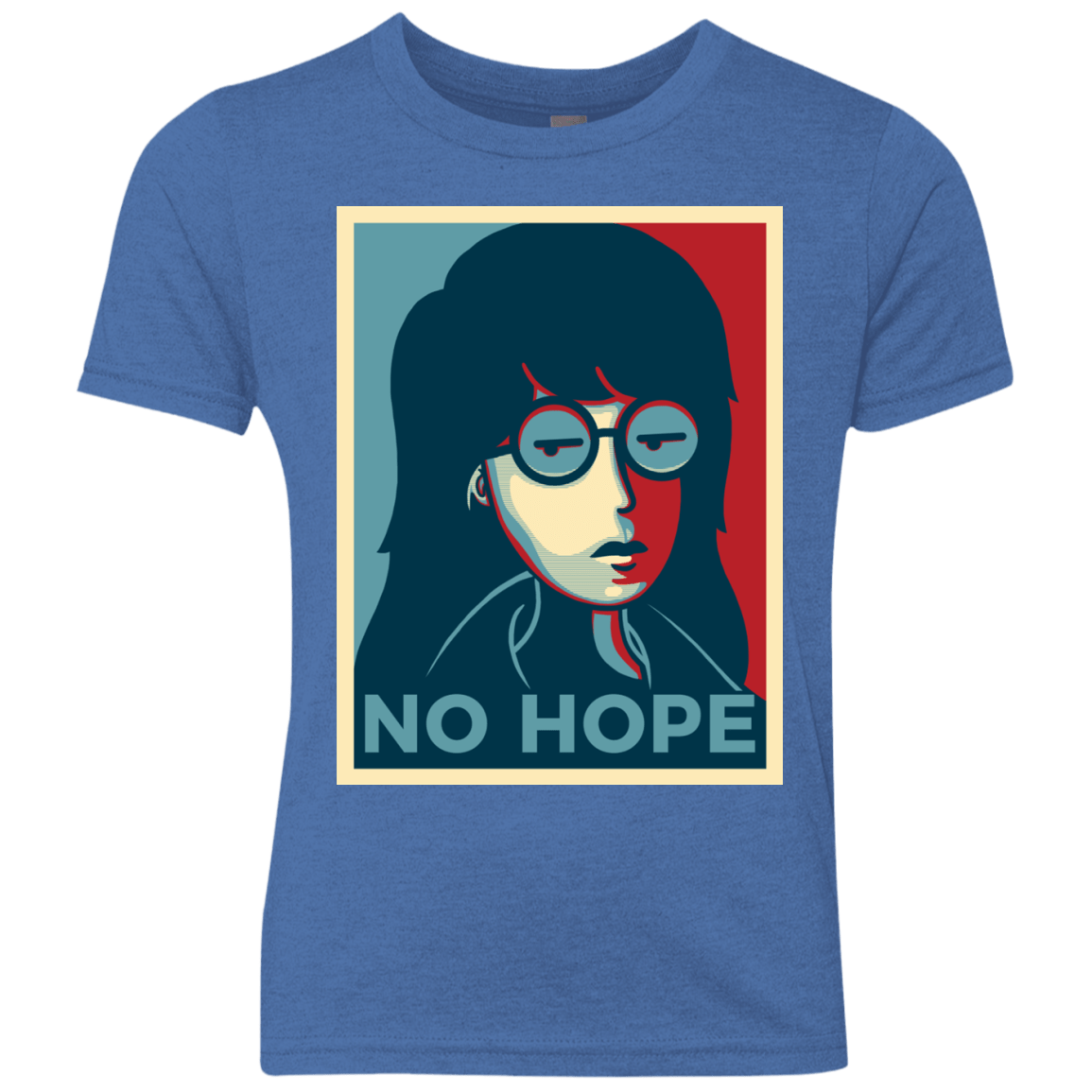 T-Shirts Vintage Royal / YXS No Life. No Hope. No Future Youth Triblend T-Shirt