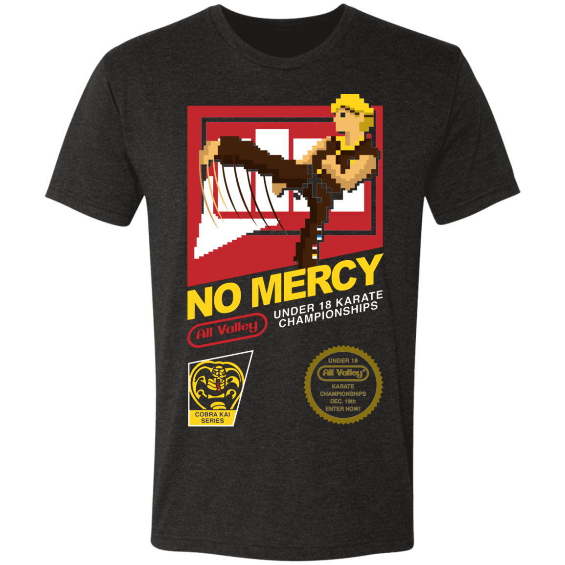 T-Shirts Vintage Black / S No Mercy Men's Triblend T-Shirt