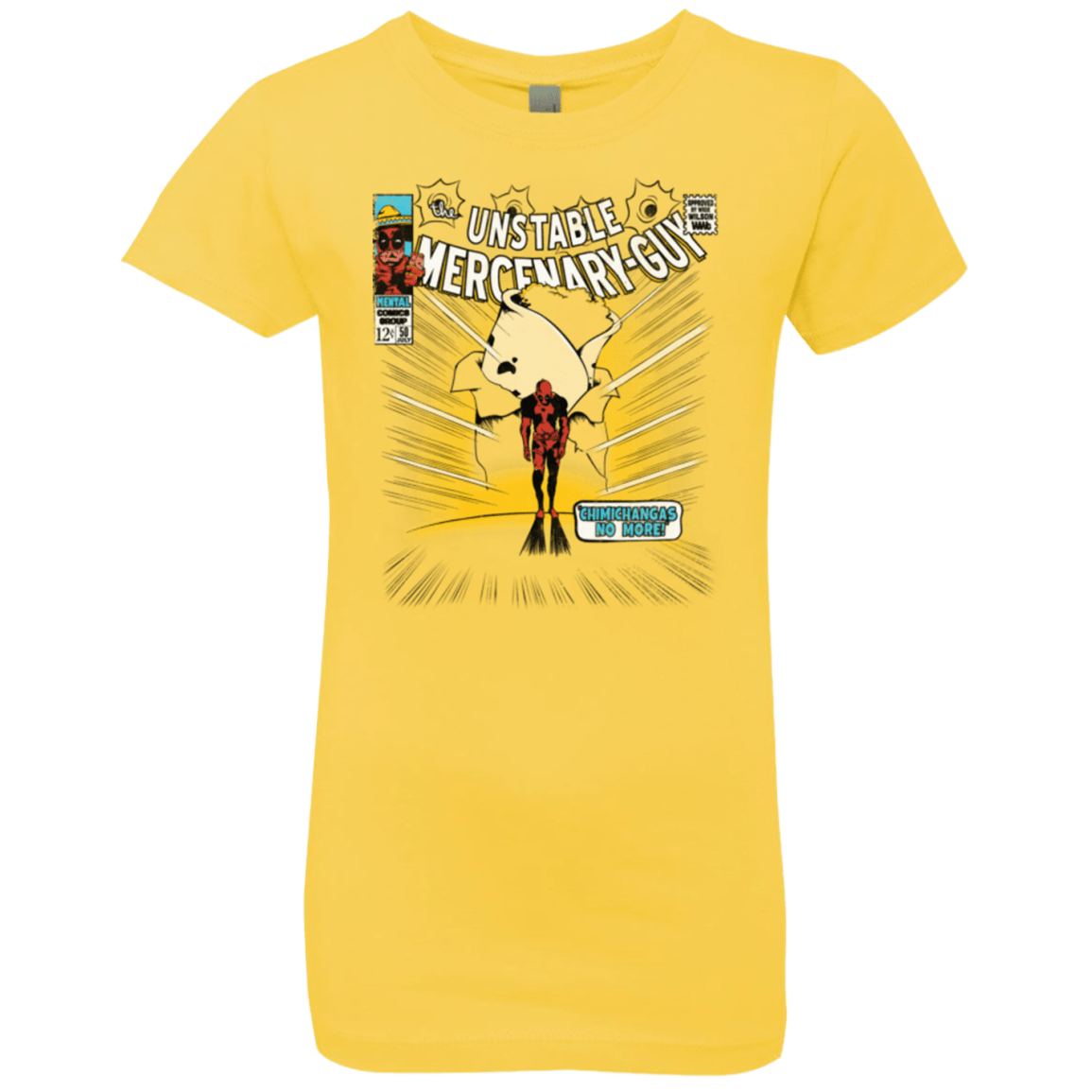 T-Shirts Vibrant Yellow / YXS No More Girls Premium T-Shirt