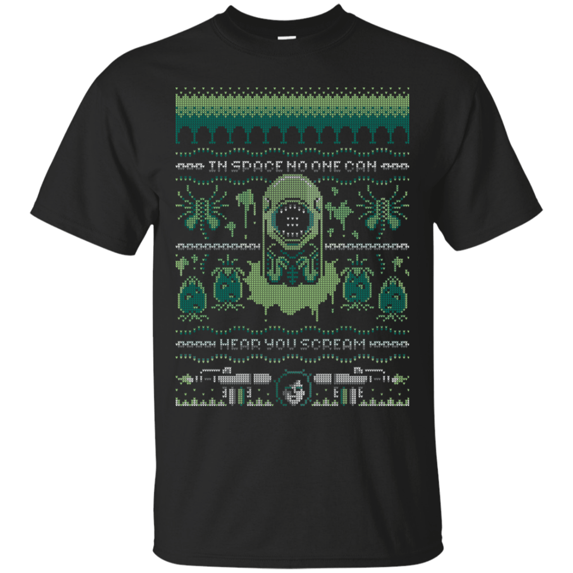 T-Shirts Black / S No One Can Hear You Scream T-Shirt