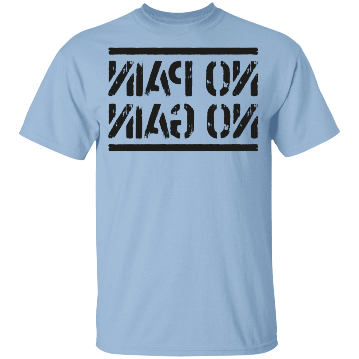 T-Shirts Light Blue / YXS No Pain No Gain Mirrored Workout Youth T-Shirt