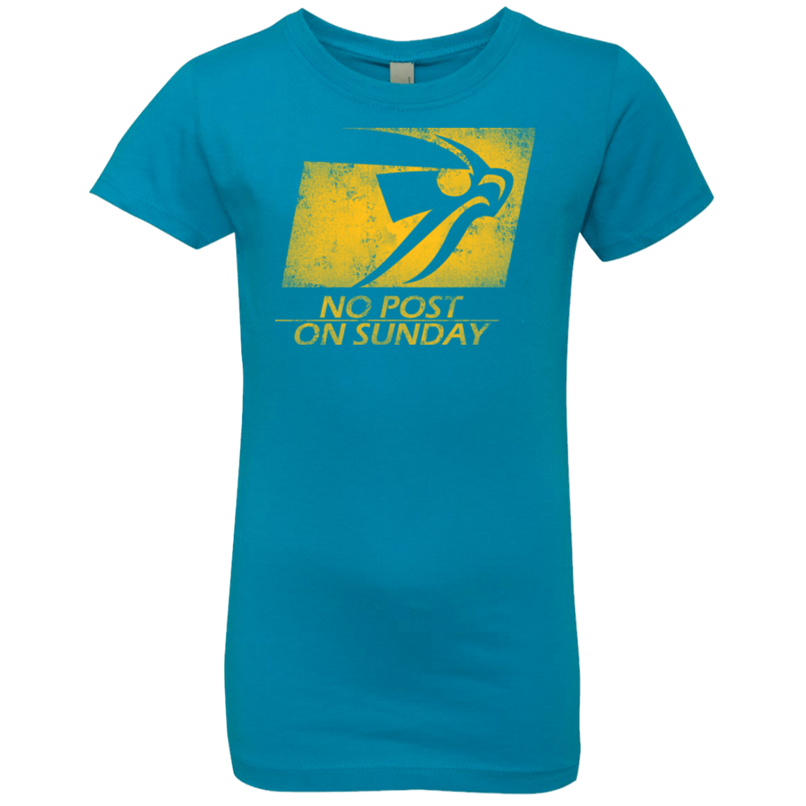 T-Shirts Turquoise / YXS No Post On Sunday Girls Premium T-Shirt